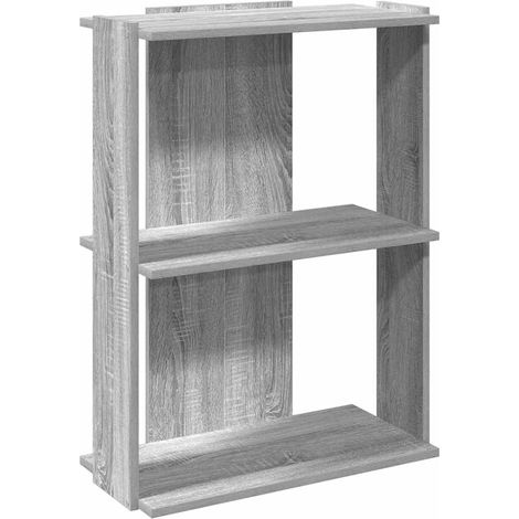 Maison Exclusive - Libreria a 3 Ripiani Grigio Sonoma 60x30x80cm Legno Multistrato