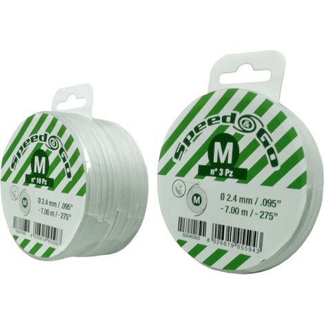Oleo Mac – Recharge de fil 2.4mm x 7m – Lot de 10 disques pour tête débroussailleuse Speed and Go – Compatible Oregon Gator SpeedLoad (1/2)