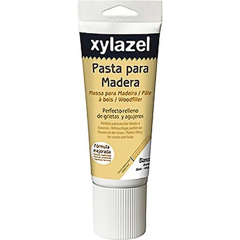 XYLAZEL pasta para madera 125gr. roble tubo , Xylazel Pasta para Madera es una pasta preparada en tubo para reparar pequeñas grietas y agujeros en la madera. Para un relleno perfec