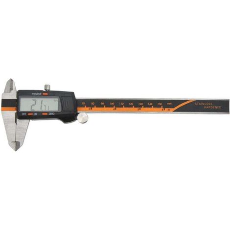 Pied à Coulisse Numérique Électronique 150 mm avec Écran LCD Outil de Mesure de Précision
