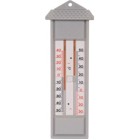 Mini-Max-Thermometer ohne Quecksilber Grau 23cm - Spear & Jackson