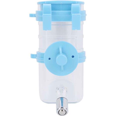 1 distributeur d'eau anti-goutte pour chien ou chat, avec crochet de suspension, plastique + métal, 16 x 9 x 9 cm (1/5)