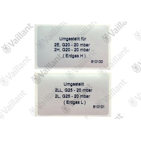 VAILLANT Set di conversione, P - E/LL VC 126+196+246/2-C e altri Vaillant-Nr. , 202012
