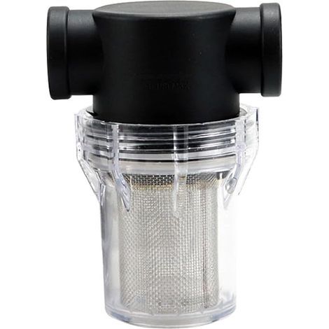 Jardin préfiltré, pompe avec tamis et acier inoxydable 40 mailles, tuyaux de filtre et haut bits, pompe et eau pour arrosage de jardin (1" à 40 mailles)(noir) (1/5)