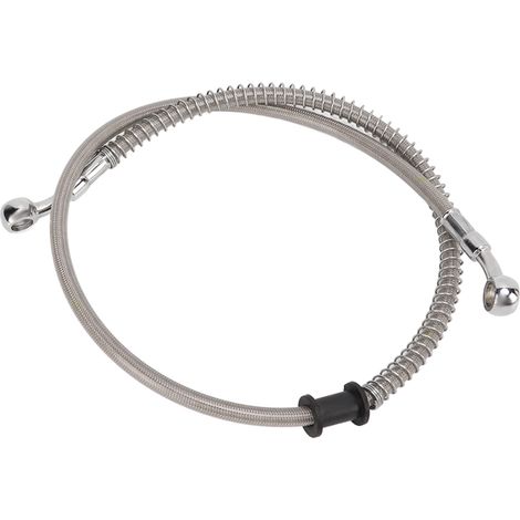 Tuyau de frein moto universel en acier inoxydable et PVC, antirouille, haute performance, pour motos, 80 cm/31,5 pouces (1/5)