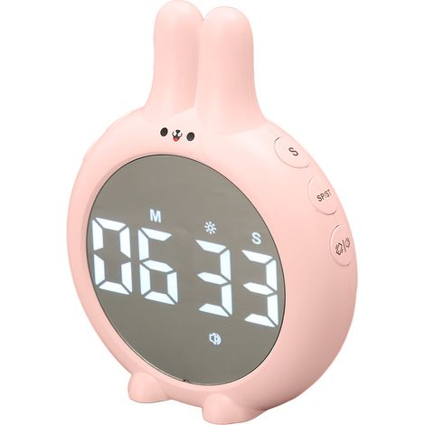 Minuteur numérique mignon multifonction haute précision magnétique pour enfants compte à rebours devoirs cuisine sport (1/5)