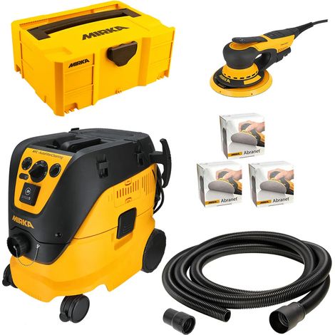 Mirka Deros II 5650CV 125/150mm Random Orbit Sander with M Class Extractor 240v