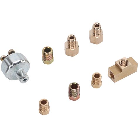 Kit Hydraulique pour Veilleuses de Freinage Commutateur In-Line ABS Métal Compatibilité Universelle Automobile (1/5)
