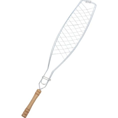 Panier à rôtir le poisson pratique avec poignée ronde pour barbecue (1/5)