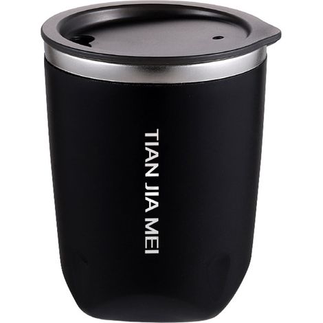 Tumbler - Acier Inoxydable 304 Double Paroi À Vide - Isolation Thermique - Compatible Voiture - 300 Ml - Rose Or (1/3)