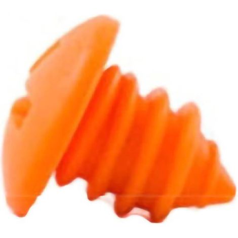 Bouchon à vis en silicone pour bouteilles de boisson, scelleur de bouteilles de vin, capsules pour fêtes et jours fériés, orange