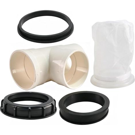 Couvercle De Filtre Vertical À Trois Voies, Couvercle De Filtre À Eau De Pluie en Plastique, pour La Récolte De l'eau De Pluie, L'irrigation du Jardin, Interface 110 Mm (1/5)