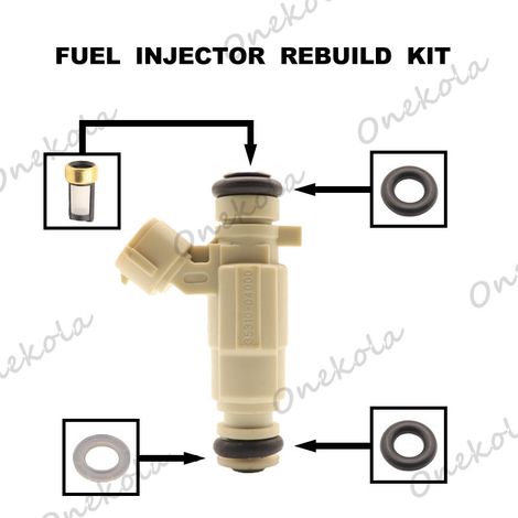 35310-04000 is a replacement part for Hyundai/Kia i10 PA 1.2 automotive fuel injector O-rings and filters. (1/2)