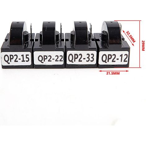 Relais de protection thermique de démarrage PTC pour réfrigérateur et congélateur QP2-22 (1/4)