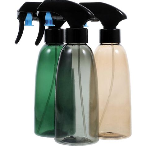 Lot de 3 flacons vaporisateurs transparents pour plantes, brumisateurs réutilisables en plastique de 320 ml, idéaux pour le jardinage et la maison. (1/3)