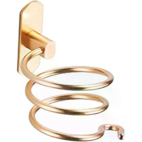 HONORNIC - Étagère de rangement murale en aluminium pour sèche-cheveux et lisseur, accessoires et accessoires pour sèche-cheveux. (1/5)