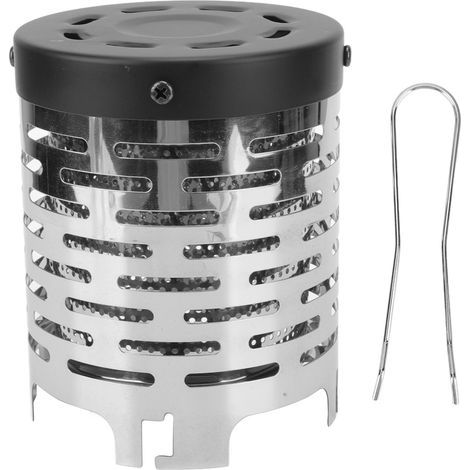 Housse de protection pour réchaud de camping – Couvercle chauffant portable en acier inoxydable (1/5)