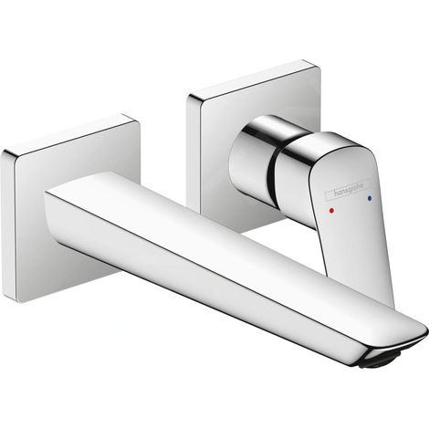 Logis mitigeur de lavabo à levier, à encastrer, vendu sans corps d'encastrement, chrome (71256000) (1/5)