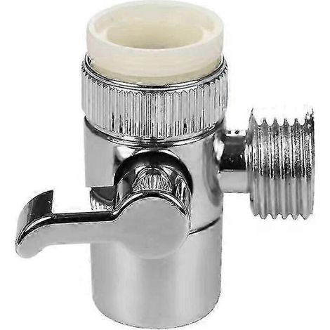 Adaptateur de robinet de cuisine avec inverseur et vanne de dérivation, connecteur pour robinet de toilette, bidet et douche.