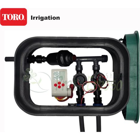 Toro PA-EZP-FP2 - Pozo de riego ensamblado de 1" y 2 zonas