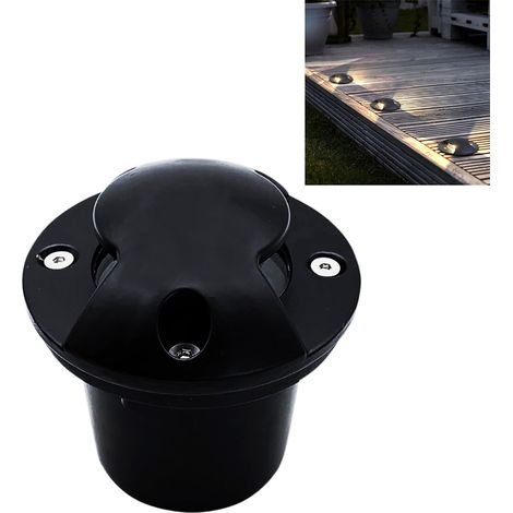 Faretto LED 3W calpestabile da incasso pavimento IP65 2 fasci FE24-3W-2Luce Neutra Naturale 4200k