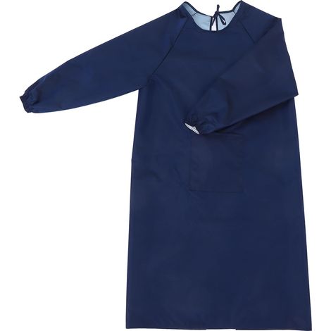 Tablier Cuisine Imperméable à Manches Longues avec Poche, Unisexe (1/5)
