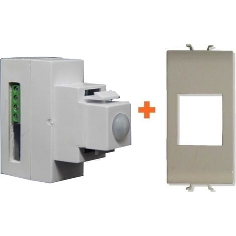 Sirsen a doppia tecnologia filare universale compatibile Gewiss chorus bianca - DT-KEY