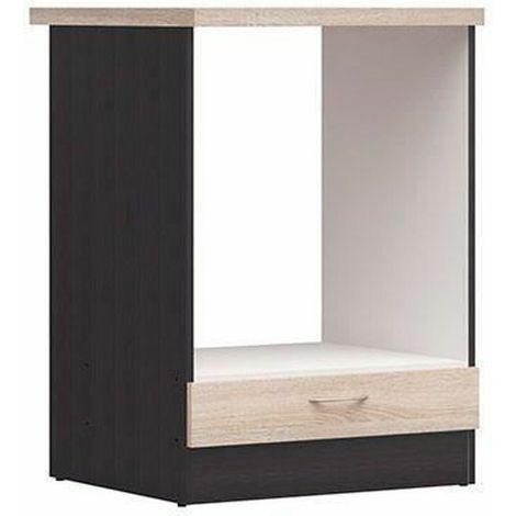 JUNONA Mobile basso forno 60 cm - Piano di lavoro - Rovere sonoma (1/2)