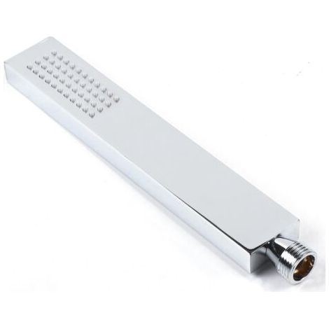 Pomme de douche G1 / 2" Rectangulaire Pommeau Douche Carré Pommeau de Douche Carré Haute Pression,Pommeau de Douche à Main en Laiton (sans tuyau) (1/5)