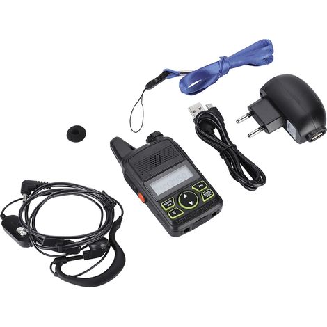 1 mini talkie-walkie portable BF-T1, 20 canaux, 400-470 MHz-AquaForge (1/5)