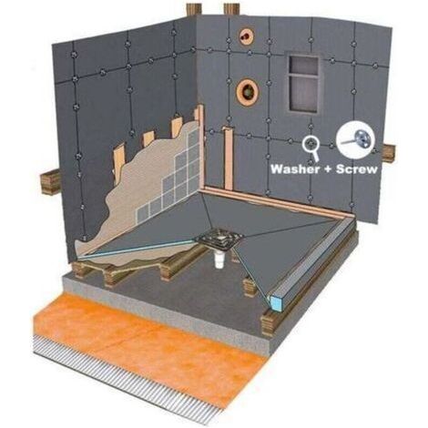 Befestigungsscheiben (100 Stück), XU, Edelstahl für fliesenfertige Paneele, hochwertiges Produkt, langlebig und zuverlässig, ausgewählte Materialien, normkonform, einfach zu verwenden (1/5)