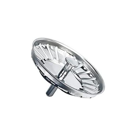Colador de fregadero de cocina, tapón de fregadero, tapa de colador de fregadero de cocina, colador de fregadero de acero inoxidable, 84 mm de diámetro (1/5)