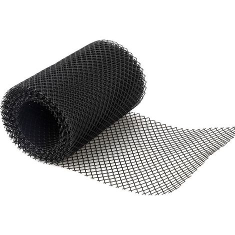 Filet protection gouttière plastique 15x600cm anti-feuilles, écran maille fine, découpe facile (1/5)