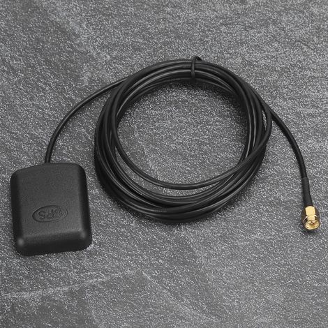 3 Meter lange Kfz-GPS-Antenne mit SMA-Anschluss, Antennenkabel, Magnetfuß und DVD-Navigationssignalverstärker (1/5)