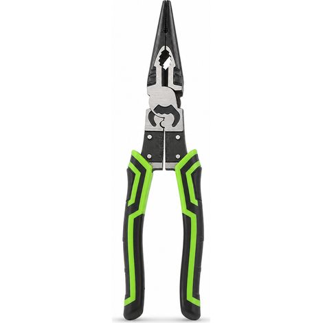 Pince Universelle en Acier Chrome Vanadium 9 Pouces Vert Noir (1/5)