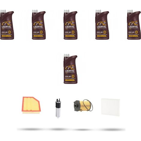 Kit tagliando 4 FILTRI e 6L OLIO compatibile con Volvo XC90 II 2.0 D5 Polestar 177kw Dal 2018 (1/5)