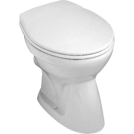 Cuvette VOLTA blanche fond creux 35x54 independante sortie horizontale, sans abattant ref. 7G641001 - Besoin D'Habitat