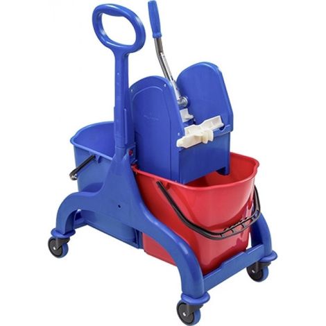 Chariot de nettoyage professionnel 50L. Double