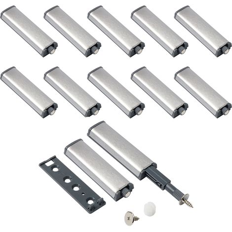 Poussoir Magnetique Push To Open - Pour Porte Armoire Tiroir Meuble Placard - 10 Pièces (1/5)
