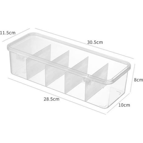 Boîte De Rangement Câbles - Transparente - Anti-poussière - Plastique - Grande Capacité - 1 Pièce (1/4)
