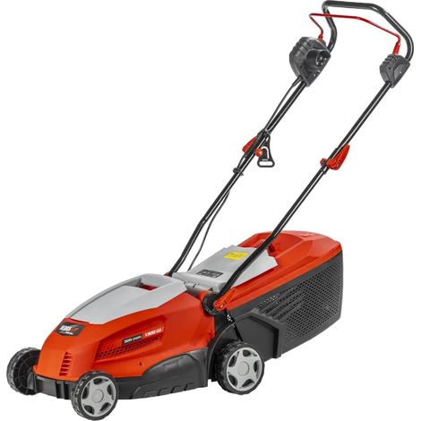 Tondeuse électrique, Largeur de Coupe 320 mm, Tous Types d'herbe, Sac collecteur 30 l, 1300 W, Coupe de 30 à 60 mm, Pliable, Poids 12 kg avec poignée Ergonomique (1/5)