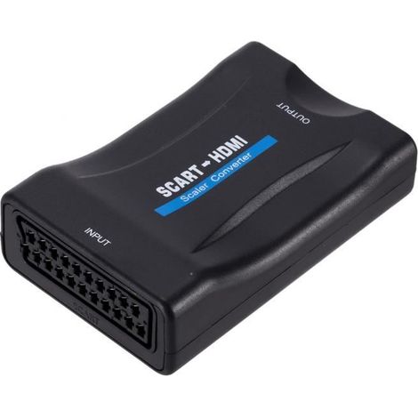 Adaptateur SCART vers HDMI - MOONMINI - 1080p - Léger - Plug and Play (1/4)