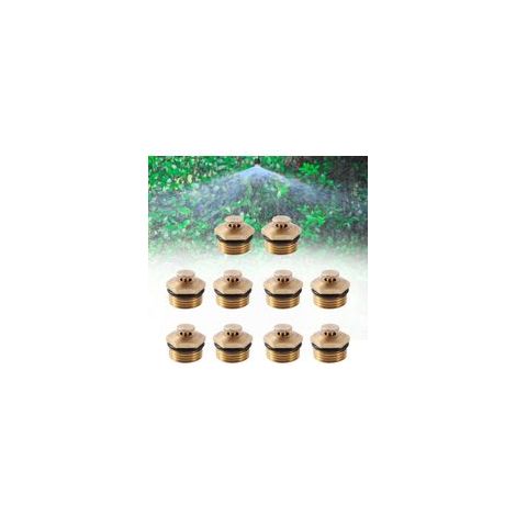 Lot de 10 buses de pulvérisation réglables à 360 ° - Filetage extérieur - Système d'irrigation (1/3)