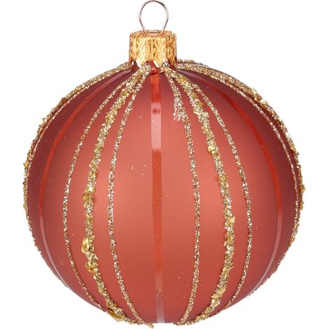Palline per albero di Natale, in Vetro, con glitter, da Ø 100 mm, 6 pezzi (1/3)