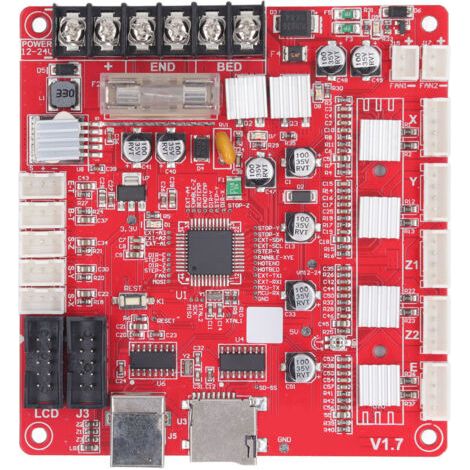 Carte mère d'imprimante 3D avec bonne dissipation de chaleur, carte principale intégrée avec interface USB 12V-24V pour imprimante 3D A8 PLUS (1/5)