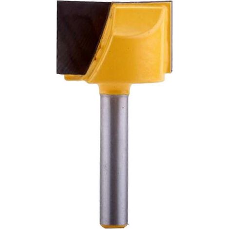 Fraise à surfacer et à nettoyer le dessous, queue de 6,35 mm (1/4"), diamètre de coupe de 25,4 mm (1"). (1/4)