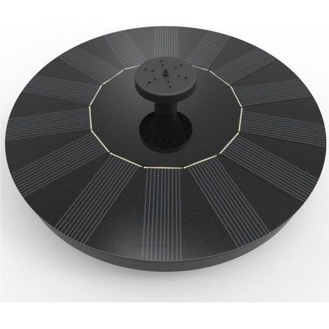 Fontaine de jardin, pompe solaire Solatec 1,4 W - Pompe submersible pour bassin, piscine, jardin, aquarium.