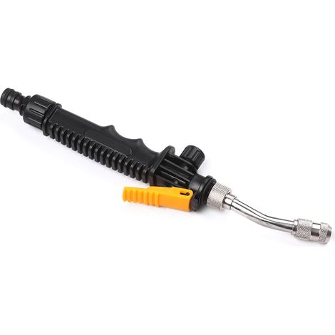 2-in-1 Hochdruckreiniger mit 2,0-mm-Düse und Fächerdüse für sichere und kraftvolle Reinigung. Geeignet für die Reinigung von Holz, Ziegeln, Beton, Kunststoff und Glas im Haushalt. (1/5)