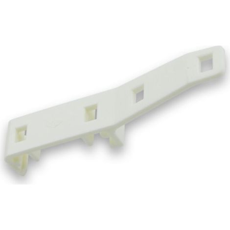 Patte de croisement polyamide ivoire pour chariot de tirage pour tringle 24 x 16mm à clipser Conducteur Jonction de rail Fenêtre Store Baie vitrée Ouverture Fermeture (1/2)