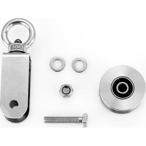 Seilzugblock aus Edelstahl 304, maximale Belastung 500 kg